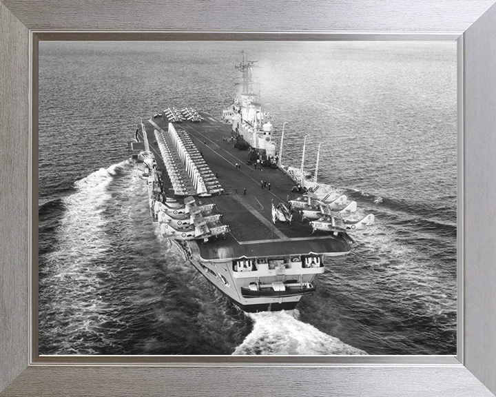 HMS Ark Royal R09 Royal Navy Audacious class aircraft carrier Photo Print or Framed Print - Hampshire Prints