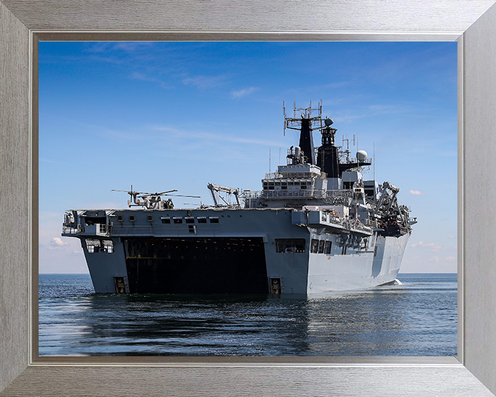 HMS Albion L14 Royal Navy Albion Class amphibious ship Photo Print or Framed Print - Hampshire Prints