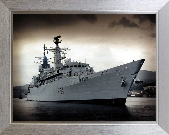 HMS Brave F94 Royal Navy Type 22 Frigate Photo Print or Framed Print - Hampshire Prints