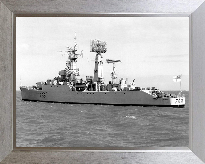 HMS Chichester F59 Royal Navy Salisbury class Frigate Photo Print or Framed Print - Hampshire Prints