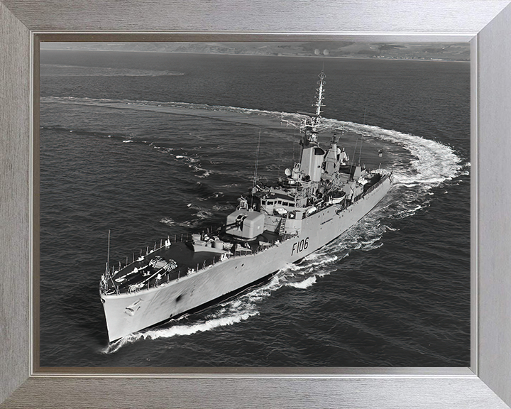 HMS Brighton F106 Royal Navy Rothesay Class Frigate Photo Print or Framed Print - Hampshire Prints