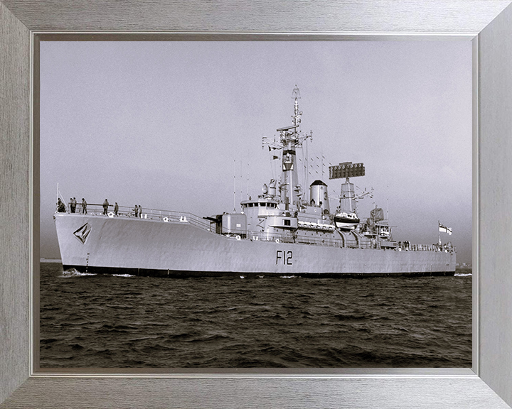 HMS Achilles F12 Royal Navy Leander Class Frigate Photo Print or Framed Print - Hampshire Prints