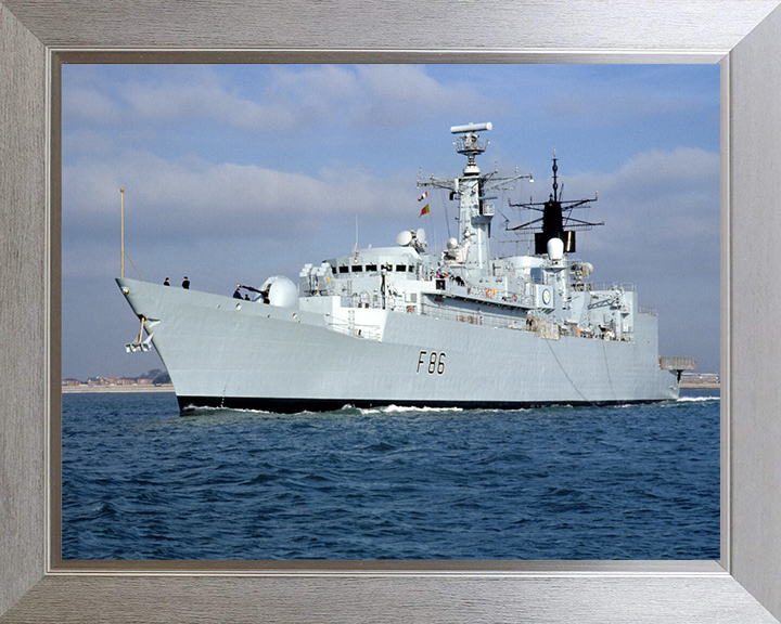 HMS Campbeltown F86 Royal Navy Type 22 Frigate Photo Print or Framed Photo Print - Hampshire Prints