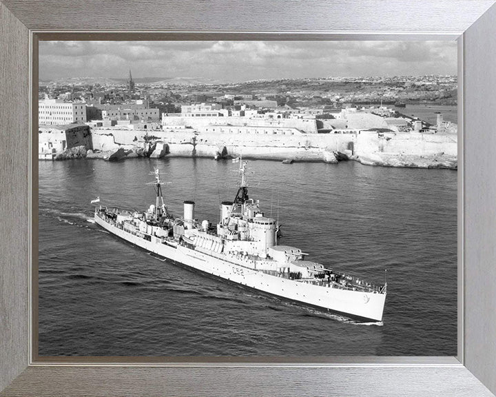 HMS Bermuda (52) Royal Navy Fiji class light cruiser Photo Print or Framed Photo Print - Hampshire Prints