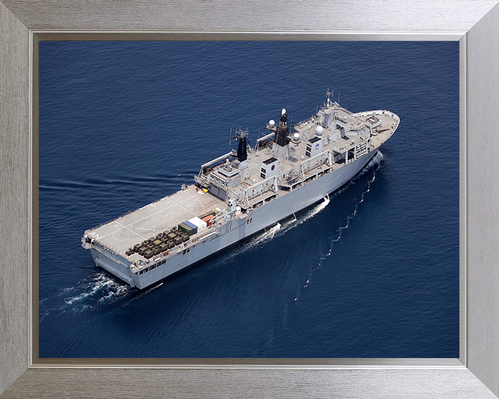 HMS Albion L14 Royal Navy Albion Class amphibious ship Photo Print or Framed Print - Hampshire Prints