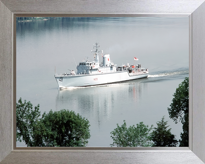 HMS Brecon M29 Royal Navy Hunt class mine countermeasures vessel Photo Print or Framed Print - Hampshire Prints