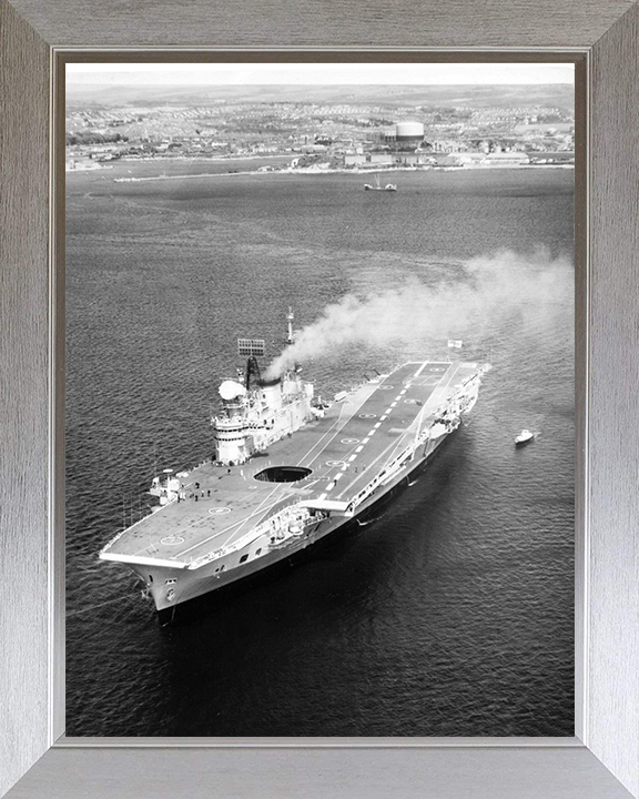 HMS Eagle R05 Royal Navy Audacious class aircraft carrier Photo Print or Framed Print - Hampshire Prints