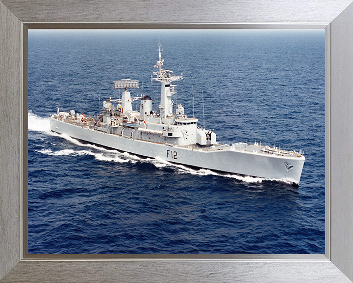 HMS Achilles F12 Royal Navy Leander Class Frigate Photo Print or Framed Print - Hampshire Prints