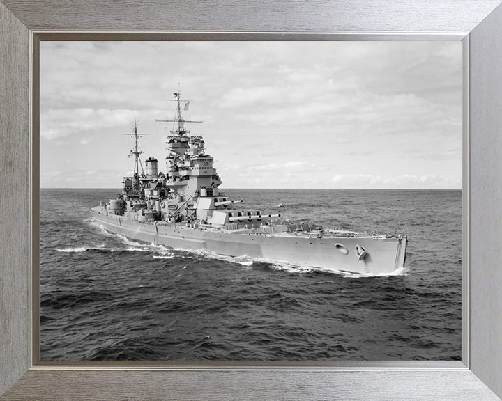 HMS Duke of York (17) Royal Navy King George V class battleship Photo Print or Framed Print - Hampshire Prints