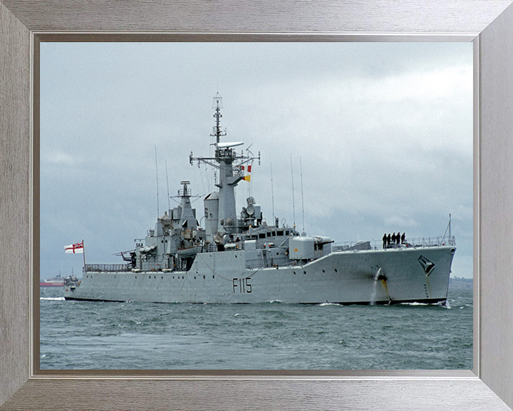 HMS Berwick F115 Royal Navy Rothesay Class frigate Photo Print or Framed Print - Hampshire Prints