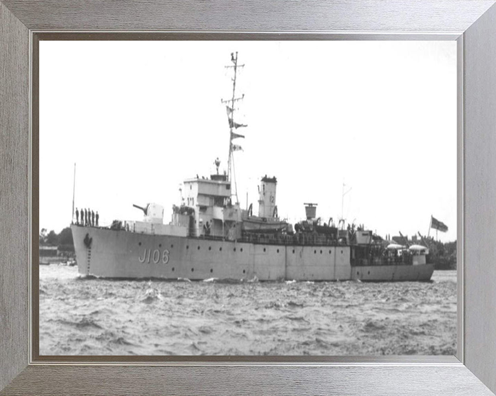 HMS Acute J106 Royal Navy Algerine class minesweeper Photo Print or Framed Print - Hampshire Prints