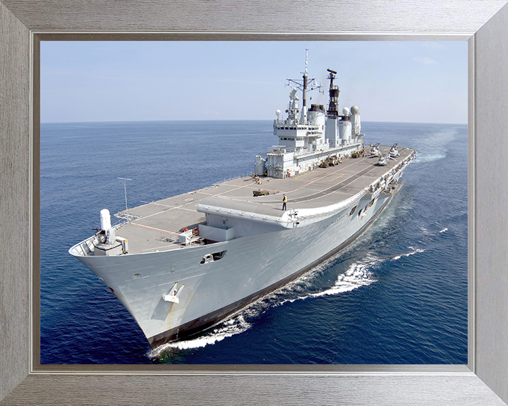 HMS Ark Royal R07 Royal Navy Invincible class aircraft Carrier Photo Print or Framed Print - Hampshire Prints