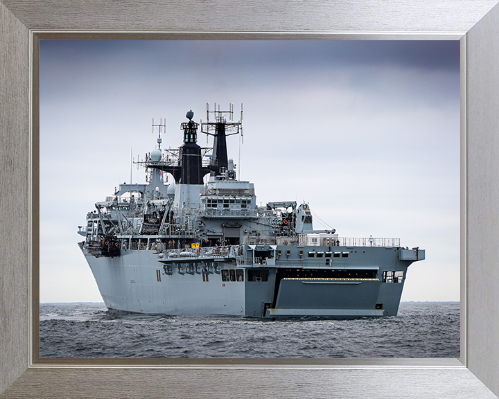 HMS Albion L14 Royal Navy Albion Class amphibious ship Photo Print or Framed Print - Hampshire Prints