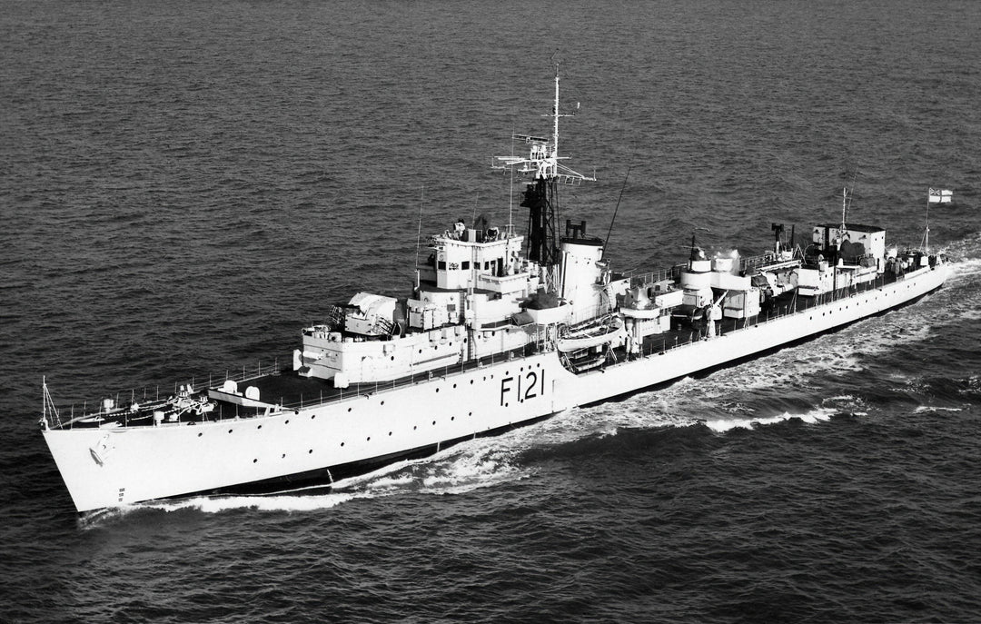 HMS Tumult F121 (R11) Royal Navy T-class destroyer Photo Print or Framed Print - Hampshire Prints