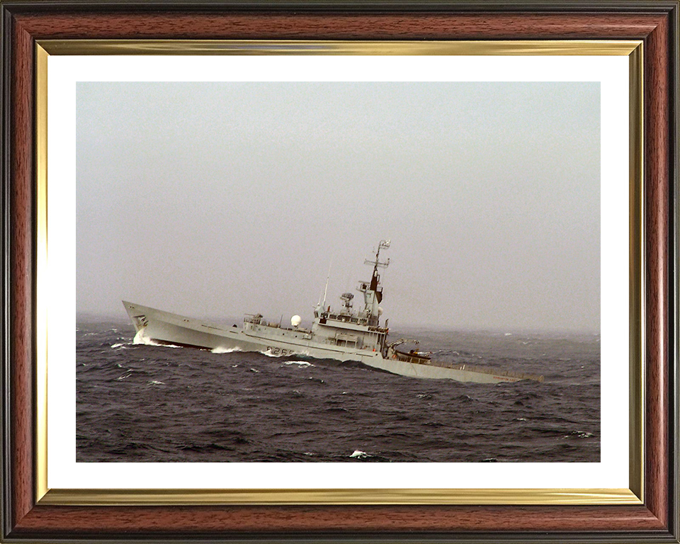 HMS Dumbarton Castle P265 Royal Navy Castle class patrol vessel Photo Print or Framed Print - Hampshire Prints