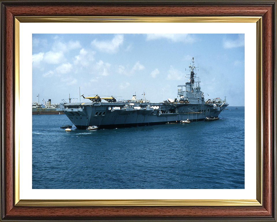 HMS Centaur R06 | Photo Print | Framed Print | Centaur Class | Fleet Carrier | Royal Navy Hampshire Prints