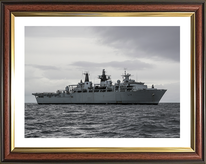 HMS Albion L14 Royal Navy Albion Class amphibious ship Photo Print or Framed Print - Hampshire Prints