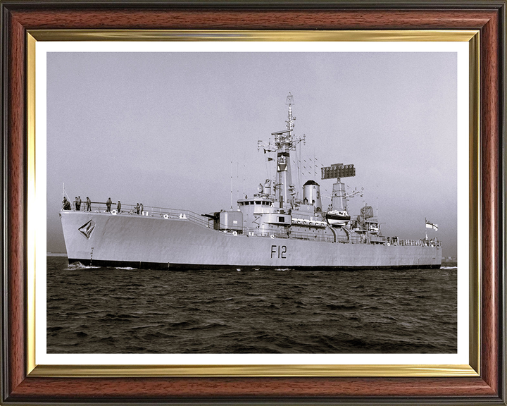 HMS Achilles F12 Royal Navy Leander Class Frigate Photo Print or Framed Print - Hampshire Prints