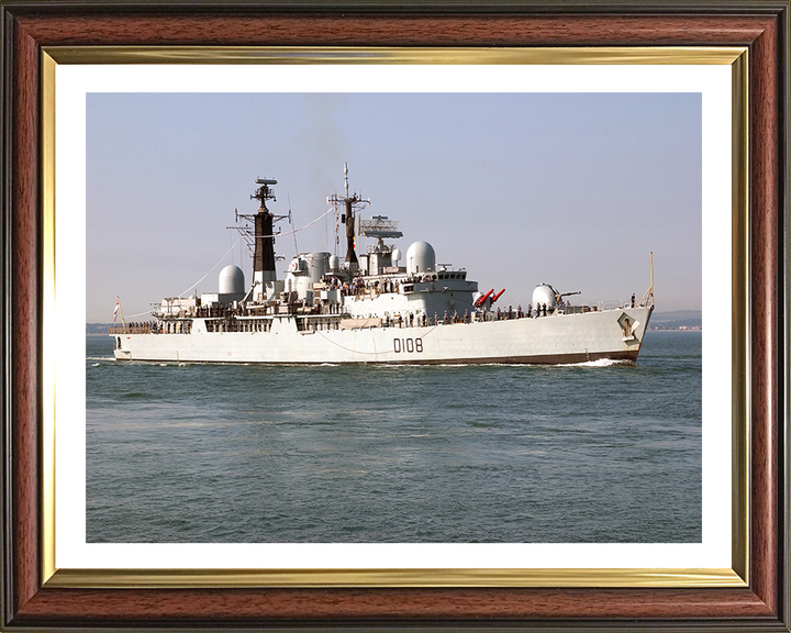 HMS Cardiff D108 Royal Navy Type 42 destroyer Photo Print or Framed Print - Hampshire Prints