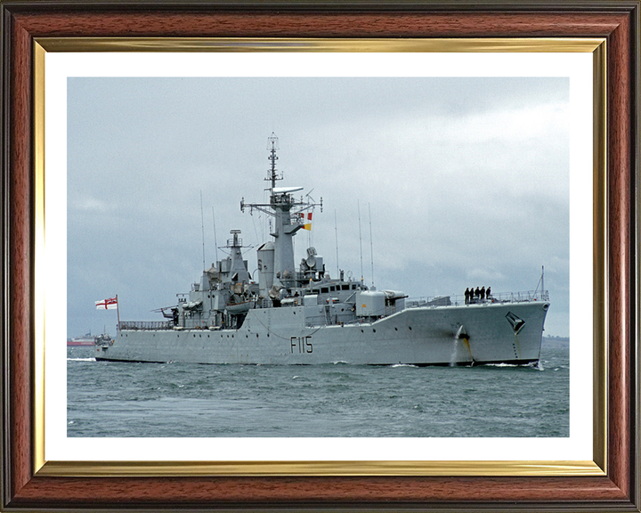 HMS Berwick F115 Royal Navy Rothesay Class frigate Photo Print or Framed Print - Hampshire Prints