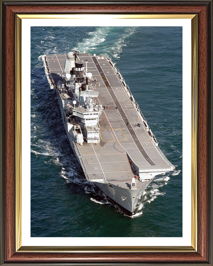 HMS Ark Royal R07 Royal Navy Invincible class aircraft carrier Photo Print or Framed Print - Hampshire Prints