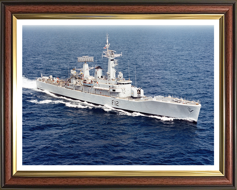 HMS Achilles F12 Royal Navy Leander Class Frigate Photo Print or Framed Print - Hampshire Prints