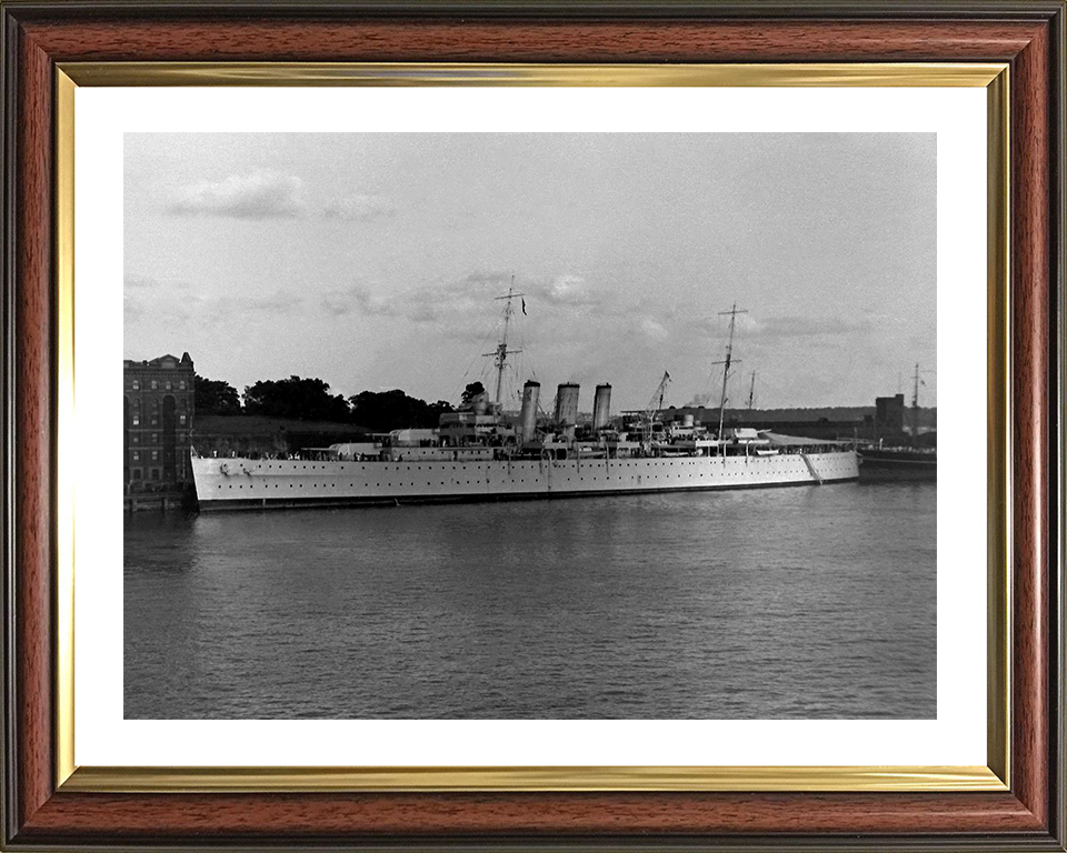 HMS Dorsetshire (40) Royal Navy County class heavy cruiser Photo Print or Framed Print - Hampshire Prints