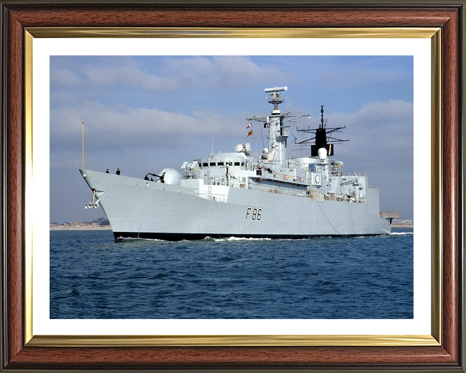 HMS Campbeltown F86 Royal Navy Type 22 Frigate Photo Print or Framed Photo Print - Hampshire Prints