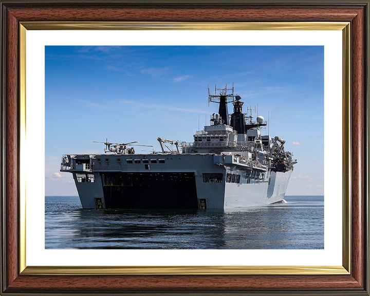 HMS Albion L14 Royal Navy Albion Class amphibious ship Photo Print or Framed Print - Hampshire Prints