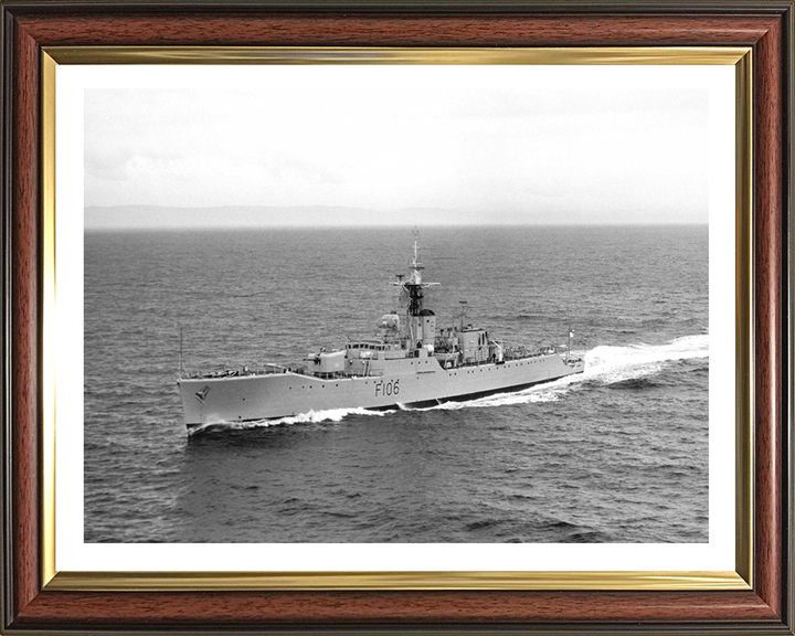 HMS Brighton F106 Royal Navy Rothesay Class Frigate Photo Print or Framed Print - Hampshire Prints