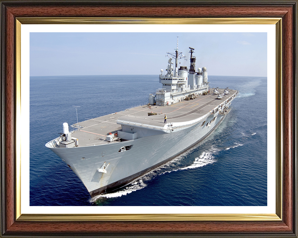 HMS Ark Royal R07 Royal Navy Invincible class aircraft Carrier Photo Print or Framed Print - Hampshire Prints