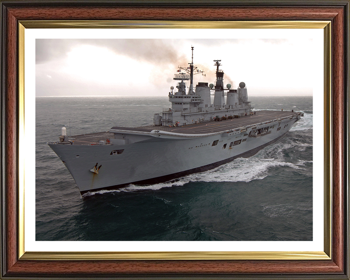 HMS Ark Royal R07 Royal Navy Invincible class aircraft carrier Photo Print or Framed Print - Hampshire Prints