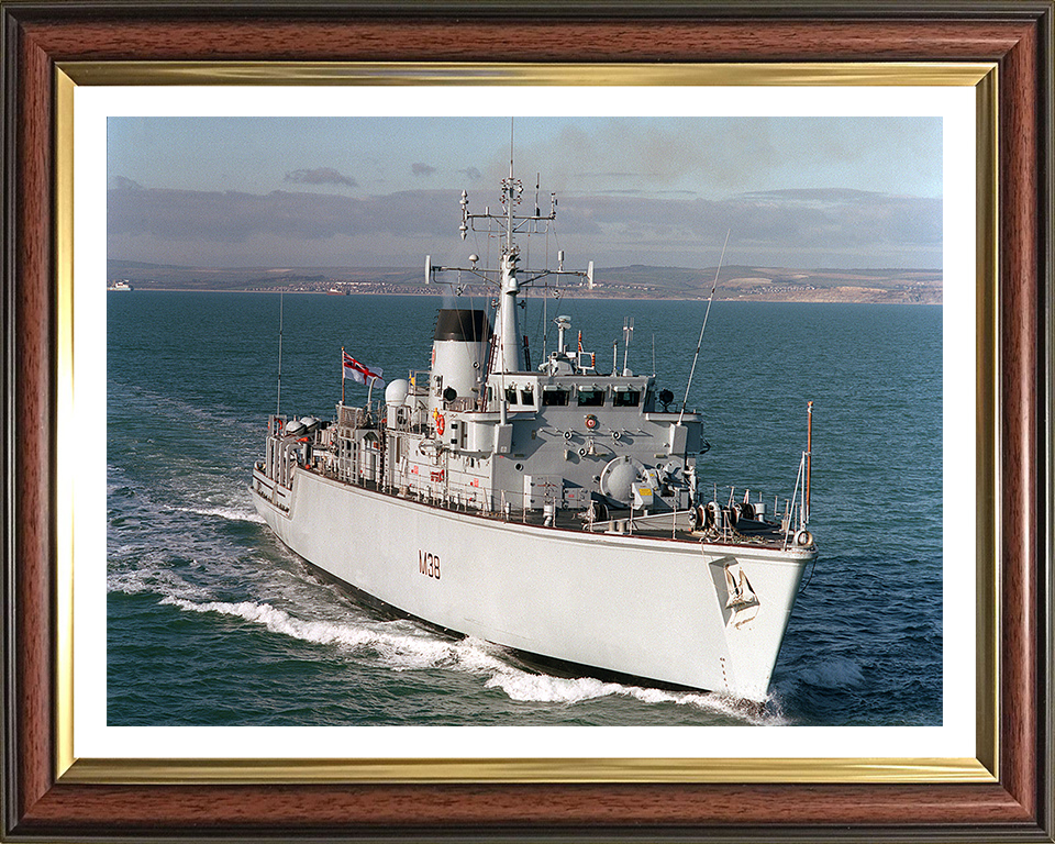 HMS Atherstone M38 Royal Navy Hunt class mine countermeasures vessel Photo Print or Framed Print - Hampshire Prints