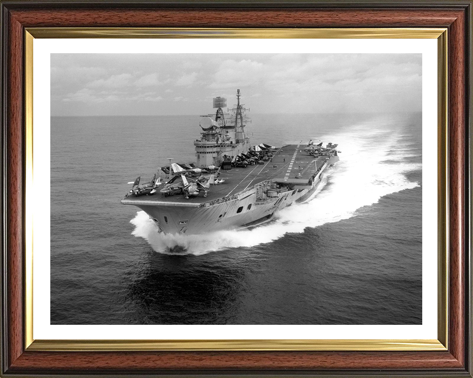 HMS Eagle R05 Royal Navy Audacious class aircraft carrier Photo Print or Framed Print - Hampshire Prints