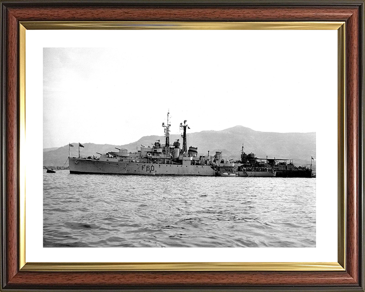 HMS Alacrity U60 Royal Navy Black Swan Class sloop Photo Print or Framed Print - Hampshire Prints