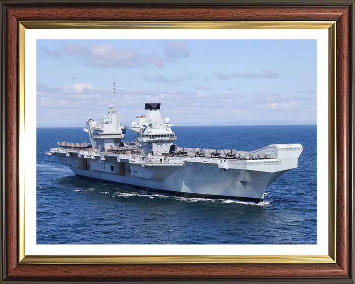 HMS Queen Elizabeth R08 | Photo Print | Framed Print | Queen Elizabeth Class | Aircraft Carrier | Royal Navy Hampshire Prints