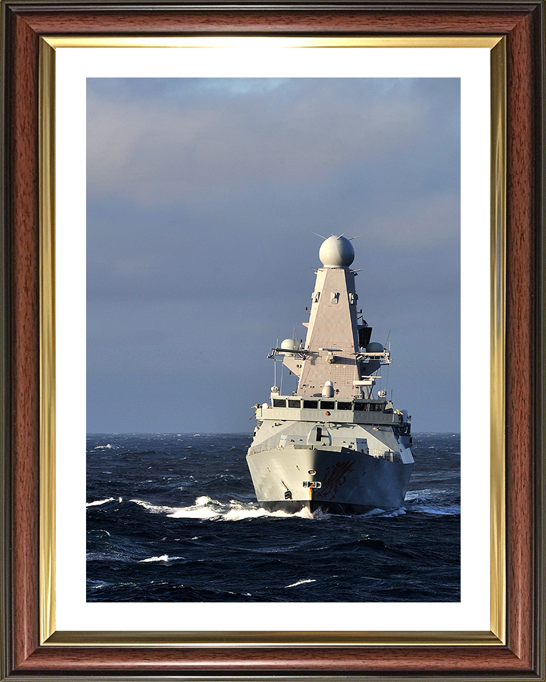 HMS Dragon D35 Royal Navy Type 45 Destroyer Photo Print or Framed Print - Hampshire Prints