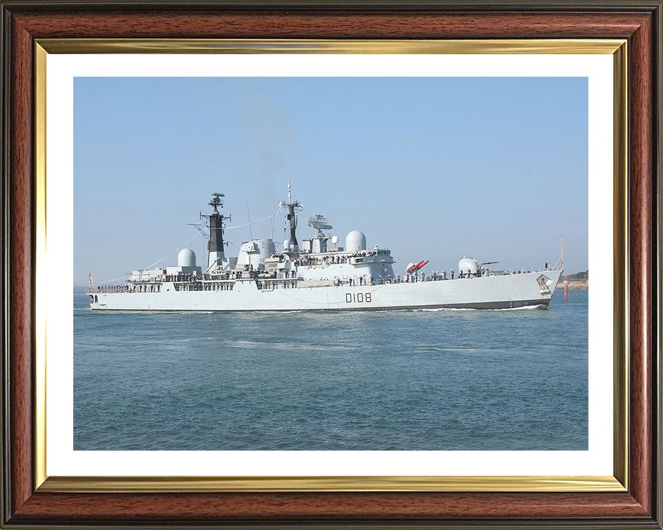 HMS Cardiff D108 | Photo Print | Framed Print | Poster | Type 42 | Destroyer | Royal Navy Hampshire Prints