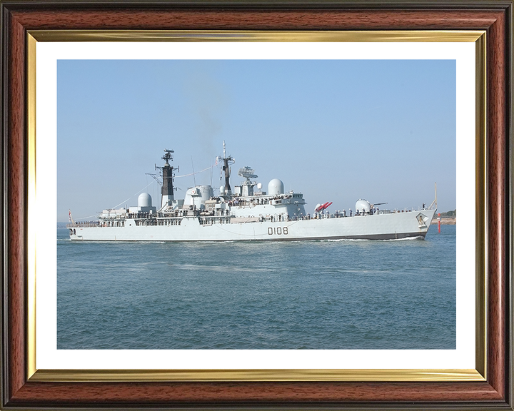 HMS Cardiff D108 | Photo Print | Framed Print | Poster | Type 42 | Destroyer | Royal Navy Hampshire Prints
