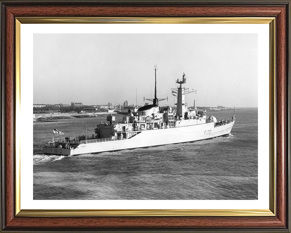HMS Antelope F170 Royal Navy Type 21 frigate Photo Print or Framed Print - Hampshire Prints