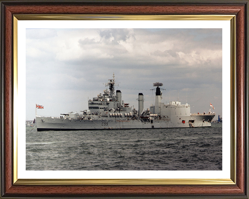 HMS Blake C99 Royal Navy Tiger Class Light Cruiser Photo Print or Framed Print - Hampshire Prints