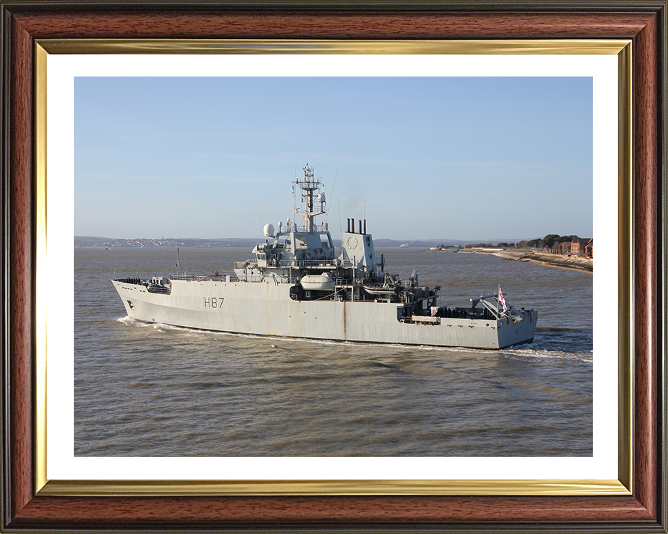 HMS Echo H87 Royal Navy Echo class survey vessel Photo Print or Framed Print - Hampshire Prints