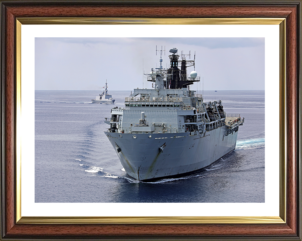 HMS Albion L14 Royal Navy Albion Class amphibious ship Photo Print or Framed Print - Hampshire Prints