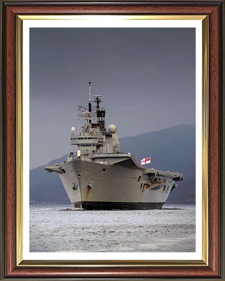 HMS Ark Royal R07 Royal Navy Invincible class aircraft carrier Photo Print or Framed Print - Hampshire Prints