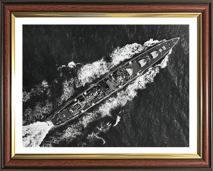 HMS Barrosa D68 Royal Navy Battle Class fleet destroyer Photo Print or Framed Print - Hampshire Prints