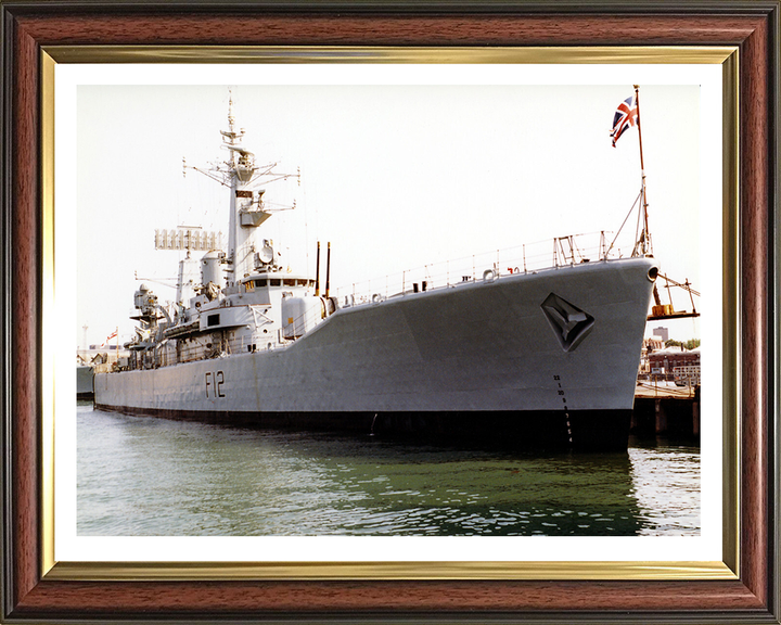 HMS Achilles F12 Royal Navy Leander Class Frigate Photo Print or Framed Print - Hampshire Prints