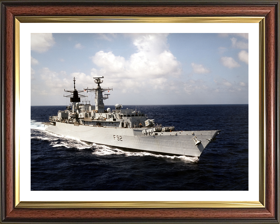 HMS Boxer F92 Royal Navy Type 22 Frigate Photo Print or Framed Print - Hampshire Prints