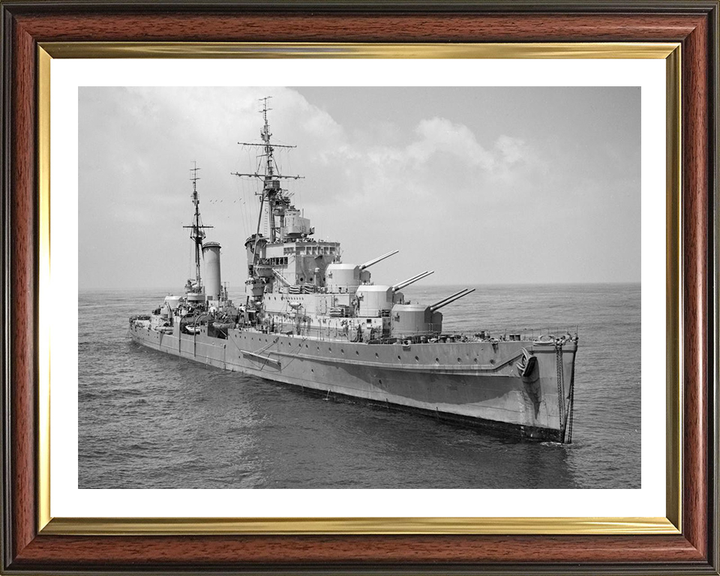 HMS Dido (37) Royal Navy Dido class light cruiser Photo Print or Framed Photo Print - Hampshire Prints