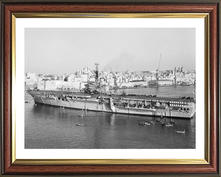 HMS Albion R07 Royal Navy Centaur class light fleet carrier Photo Print or Framed Print - Hampshire Prints