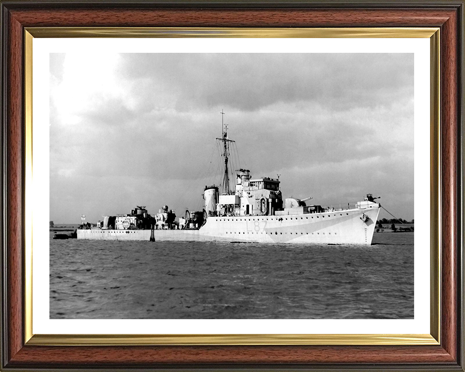 HMS Eglinton L87 Royal Navy Hunt class destroyer Photo Print or Framed Print - Hampshire Prints